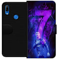 Miniatyrbillede 1 af 3: Huawei P Smart Z Tegnebogsetui Ronaldo 7 - Fodboldlegende i Handling for Fans