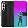 Miniatyrbillede 1 af 3: Samsung Galaxy S23 Tegnebogsetui sort ridder fortnite