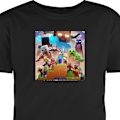 Miniatyrbild 1 av 8: Barn-T-shirt | Bekväm T-shirt för Barn Minecraft svart 9-11 År