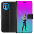 Miniatyrbillede 1 af 3: Motorola Edge S Tegnebogsetui sort ridder fortnite