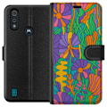 Miniatyrbillede 1 af 3: Motorola Moto E6i Tegnebogsetui Farveeksplosion