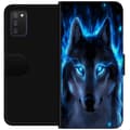 Kompatibel Tegnebogsetui til Samsung Galaxy A03s ulv