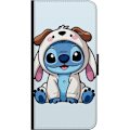 Pikkukuva 3 / 3: Huawei Y6 (2019) Lompakkokotelo Stitch Koirapuku Lilo & Stitch Disney Hauska Design Sininen Avaruusolento Sarjakuva Hahmo Suosittu Lapsille Suosittu D