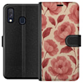 Miniatyrbillede 1 af 3: Samsung Galaxy A40 Tegnebogsetui Roseblomst