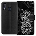 Pikkukuva 1 / 3: Samsung Galaxy A40 Lompakkokotelo Marmorinananas
