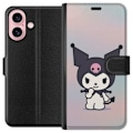Miniatyrbillede 1 af 3: Apple iPhone 16 Tegnebogsetui Kawaii Sanrio Kuromi