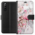 Pikkukuva 1 / 3: Sony Xperia 10 III Lompakkokotelo Flamingo
