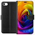 Miniatyrbillede 1 af 3: Apple iPhone 6 Tegnebogsetui Regnbue Rose
