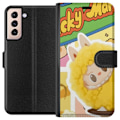 Pikkukuva 1 / 3: Samsung Galaxy S21 Lompakkokotelo Labubu Wacky Mart Pop Mart -sarjan keräilyfiguuri Söpö Muotoilu Suosittu Teemalelu Sarja Luova Taidelelu