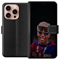 Miniatyrbillede 1 af 3: Apple iPhone 16 Pro Tegnebogsetui Lamine Yamal mobiltaske i elegant sportsdesign