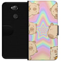 Miniatyrbillede 1 af 3: Sony Xperia XA2 Tegnebogsetui Kawaii Capybara Galaxy Sød Anim