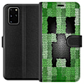 Pikkukuva 1 / 3: Samsung Galaxy S20+ Lompakkokotelo Creeper / Minecraft