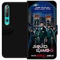 Miniatyrbild 1 av 3: Xiaomi Mi 10 5G Plånboksfodral Squid Game Säsong 3 Seriefigurer Populärt TV Serie Motiv Ikoner Spänning Drama Asiatisk Design Trend