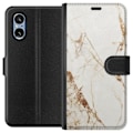 Pikkukuva 1 / 3: Sony Xperia 10 VI Lompakkokotelo Valkoinen marmori