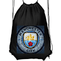 Pikkukuva 1 / 6: Jumppakassi | Kevyt Treenikassi Aikuisille Manchester City FC musta Aikuinen