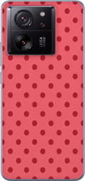 Kompatibelt Mobildeksel til Xiaomi 13T Rosa prikker rosa