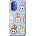 Miniatyrbillede 1 af 3: Motorola Moto G51 5G Gennemsigtig cover Pastel Labubu