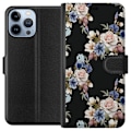Miniatyrbillede 1 af 3: Apple iPhone 13 Pro Max Tegnebogsetui Blomster