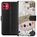 Miniatyrbilde 1 av 3: Apple iPhone 11 Lommeboketui Labubu Minimal Mood - Enkel og stilig monsterdesign