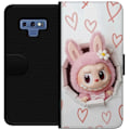 Pikkukuva 1 / 3: Samsung Galaxy Note9 Lompakkokotelo Labubu Sydän Taustakuva Pop Mart Rakkausteema Hahmodesign Suosittu Motiivi Keräilytaideteossarja
