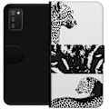 Miniatyrbillede 1 af 3: Samsung Galaxy A03s Tegnebogsetui Leopard Faces