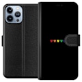 Miniatyrbillede 1 af 3: Apple iPhone 13 Pro Max Tegnebogsetui Stolt Hjerter