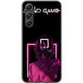 Pikkukuva 1 / 3: Samsung Galaxy S24+ Läpinäkyvä kuori Squid Game Teema Suosittu Sarja Motiivi Graafinen Ikoninen Suunnittelu Aasialainen Popkulttuuri Jännitys Draa