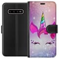 Kompatibelt Plånboksfodral till Samsung Galaxy S10+ Unicorn