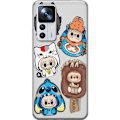 Pikkukuva 1 / 3: Xiaomi 12T Pro Läpinäkyvä kuori Labubu hahmokokoelma - Pop Mart Labubu The Monsters väriluulisessa muotoilussa
