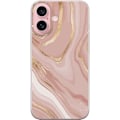 Pikkukuva 1 / 3: Apple iPhone 16 Läpinäkyvä kuori Vaalea Rosa Marmori