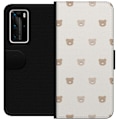 Pikkukuva 1 / 3: Huawei P40 Pro Lompakkokotelo Teddy-tausta - söpöt teddykarh