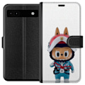 Pikkukuva 1 / 3: Google Pixel 6a Lompakkokotelo How2work Labubu hirviöt x Ultraman Blue -hahmo