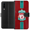 Miniatyrbillede 1 af 3: Huawei P30 Tegnebogsetui Liverpool FC - Klassisk Fodboldstolthed i Rødt