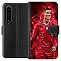 Pikkukuva 1 / 3: Sony Xperia 1 IV Lompakkokotelo Ronaldon Taidot - CR7 Suunnitt