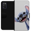 Miniatyrbillede 1 af 3: Samsung Galaxy A03s Tegnebogsetui Stitch i fart - Kawaii-design til fans & børn