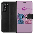 Pikkukuva 1 / 3: Samsung Galaxy S21+ 5G Lompakkokotelo Lilo & Stitch – Angel