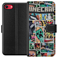 Pikkukuva 1 / 3: Apple iPhone 7 Lompakkokotelo Minecraft Taide