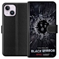Miniatyrbild 1 av 3: Apple iPhone 15 Plus Plånboksfodral Black Mirror Sci-Fi Netfl