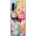 Miniatyrbild 1 av 3: Sony Xperia 10 V Genomskinligt Skal Labubu Sketch Style – Handritat monster i tusch