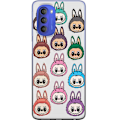 Miniatyrbilde 1 av 3: Motorola Moto G51 5G Gjennomsiktig deksel Labubu Macaron Monst