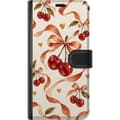 Kompatibel Tegnebogsetui til Xiaomi 13T Pro Efterårskirsebær beige