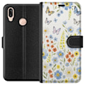Pikkukuva 1 / 3: Huawei P20 lite Lompakkokotelo Kesäkukat