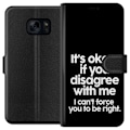 Miniatyrbillede 1 af 3: Samsung Galaxy S7 Tegnebogsetui Tekst