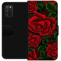 Kompatibel Tegnebogsetui til Samsung Galaxy A03s Blomster