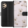 Miniatyrbillede 1 af 3: Samsung Galaxy A13 Tegnebogsetui Teddy Dior Vibes - luksuriøs bamse i modetil