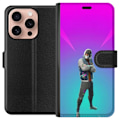 Miniatyrbillede 1 af 3: Apple iPhone 16 Pro Tegnebogsetui sort ridder fortnite