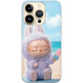 Miniatyrbillede 1 af 3: Apple iPhone 14 Pro Gennemsigtig cover Labubu Lyserød Stemning