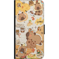 Pikkukuva 3 / 3: Huawei P Smart Z Lompakkokotelo Kawaii capybara mobilskal med gulliga djurmotiv