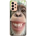 Pikkukuva 1 / 3: Samsung Galaxy A23 Läpinäkyvä kuori Simpanssi Selfie Rauhallinen Graafinen Suunnittelu Apinan Aihe Suosittu Urban Art Tyyli