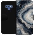 Miniatyrbillede 1 af 3: Kompatibel Tegnebogsetui til Samsung Galaxy Note9 Nattagat blå